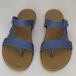 Crocs Women's Tulum Toe Post Sandal - Lavender, size 7